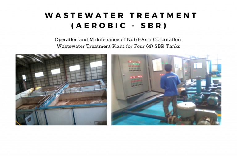 Wastewater treatment plant for aerobic system and SBR