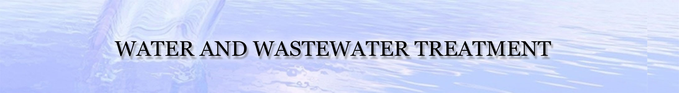 Water and wastewater treatment services