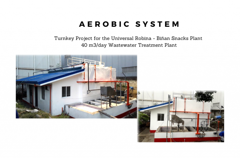 Wastewater treatment plant for aerobic system