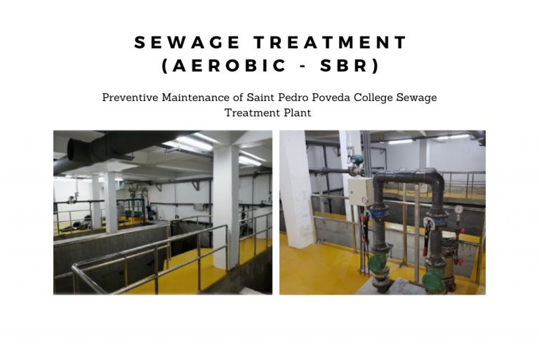 preventive maintenance of sewage treatment plant for aerobic system and SBR