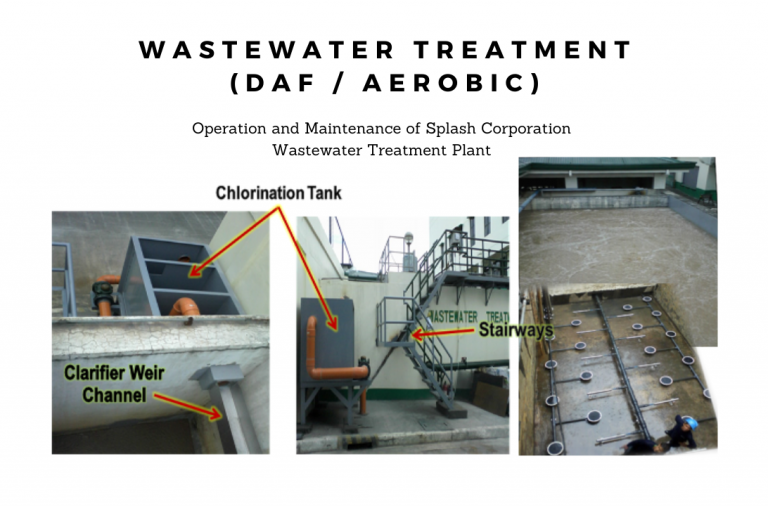 Operation and maintenance of wastewater treatment plant with DAF system and aerobic system